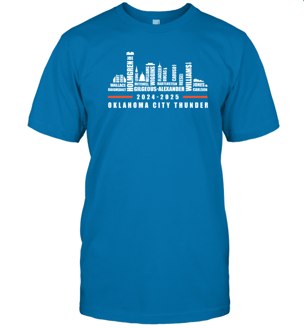 Oklahoma City Thunder 2024-25 T-Shirt for OKC Fans