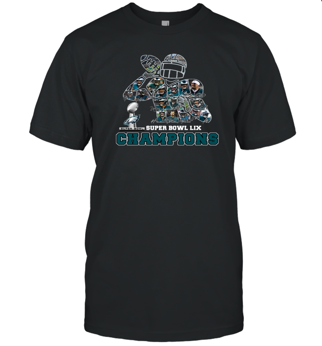 Philadelphia Eagles 2024 Super Bowl LIX Champions T-Shirt for Fans