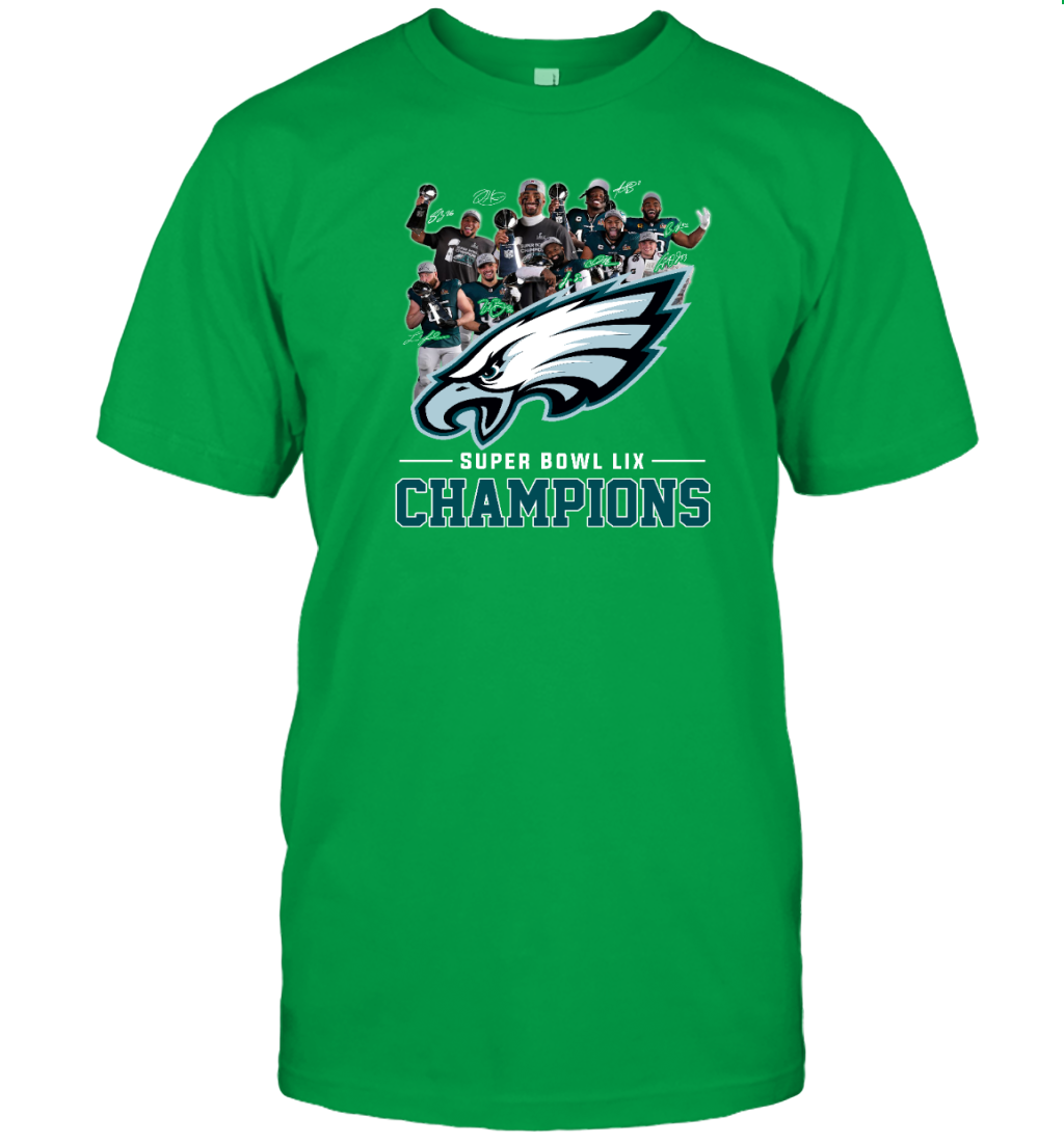 Philadelphia Eagles 2024 Super Bowl LIX Champions T-Shirt for Fans