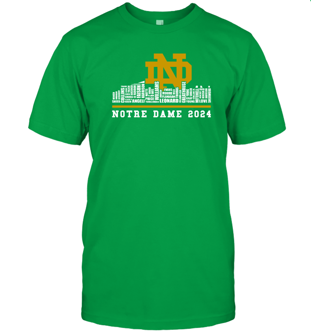 Notre Dame Fighting Irish 2024 T-Shirt for Fans