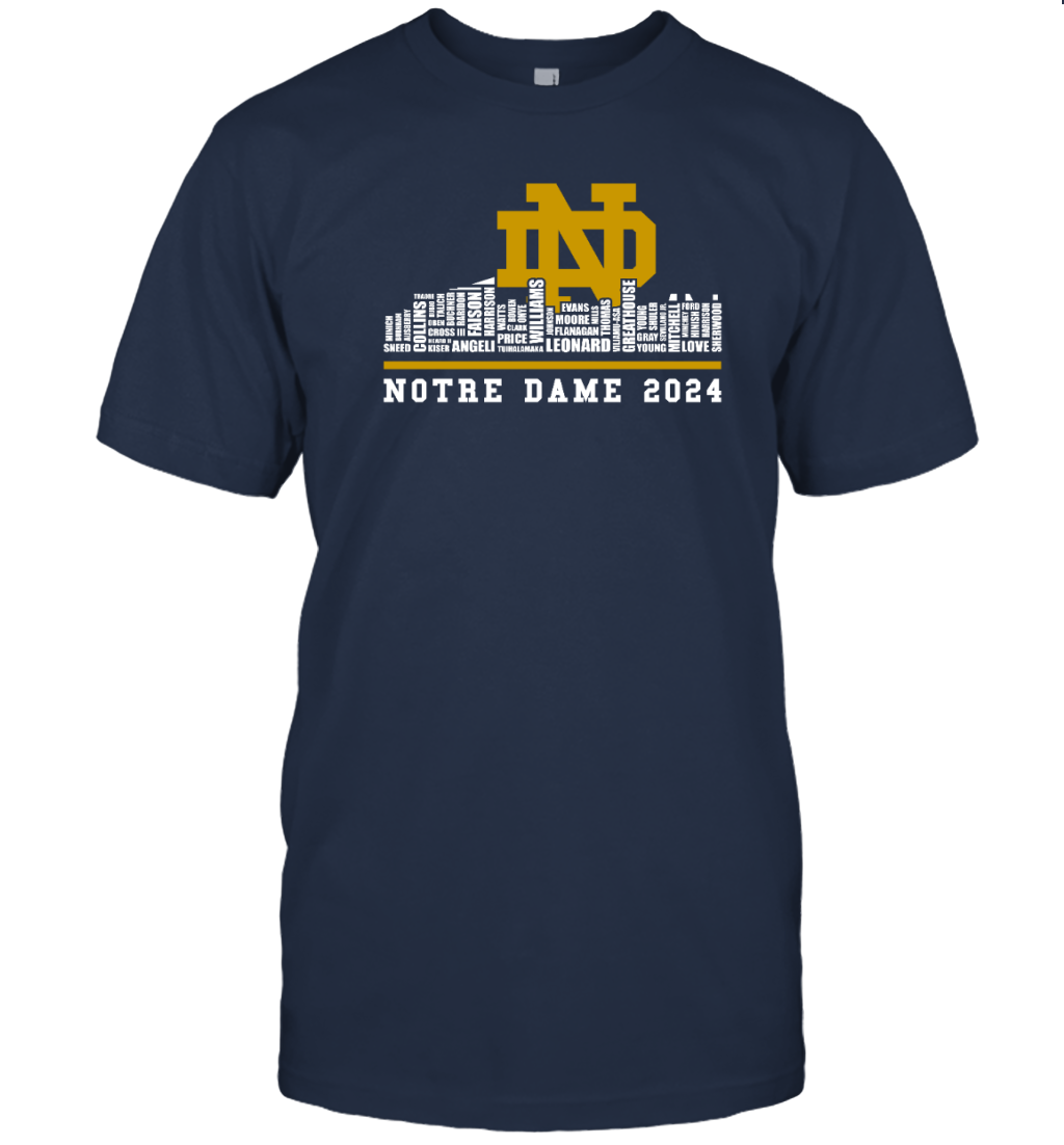 Notre Dame Fighting Irish 2024 T-Shirt for Fans
