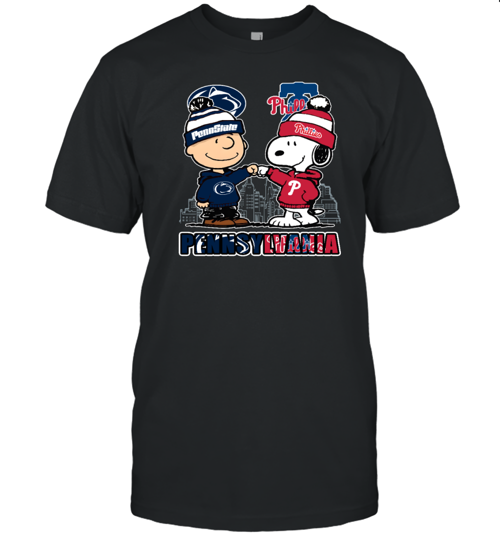 Penn State Nittany Lions x Philadelphia Phillies Snoopy Shirt – Pennsylvania Fan Tee